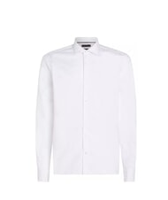 TOMMY HILFIGER TH  Cotton blend shirt optical white - Men's Shirts - 3