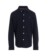 TOMMY HILFIGER TH KIDS Cotton shirt desert sky - children's shirts - 4
