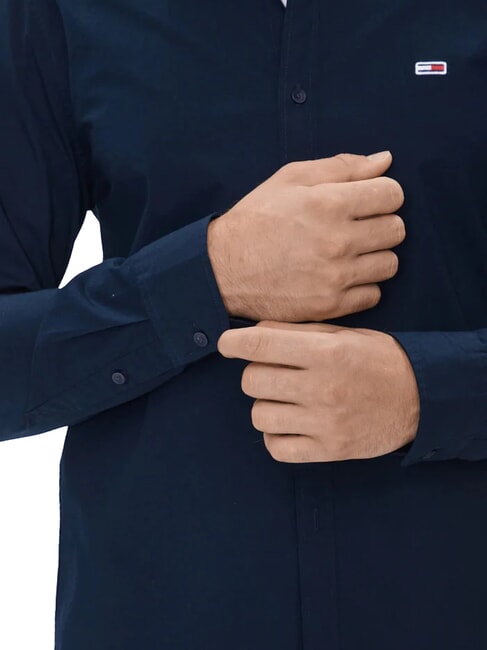 TH JEANS Long-sleeved shirt dark night navy - Men's Shirts