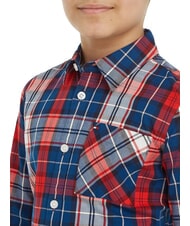 TOMMY HILFIGER TH KIDS Tartan Cotton shirt blue check - children's shirts - 3