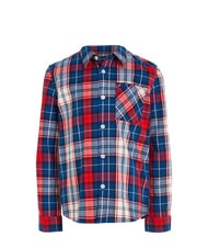 TOMMY HILFIGER TH KIDS Tartan Cotton shirt blue check - children's shirts - 4
