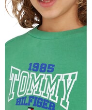TOMMY HILFIGER TH KIDS Cotton blend sweatshirt coastal green - Baby Sweatshirt - 3