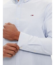 TOMMY HILFIGER TH JEANS Cotton shirt moderate blue - Men's Shirts - 3