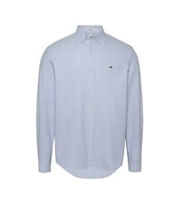 TOMMY HILFIGER TH JEANS Cotton shirt moderate blue - Men's Shirts - 4