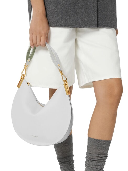 SUNUP Medium leather shoulder bag cognac/black - Women’s Bags