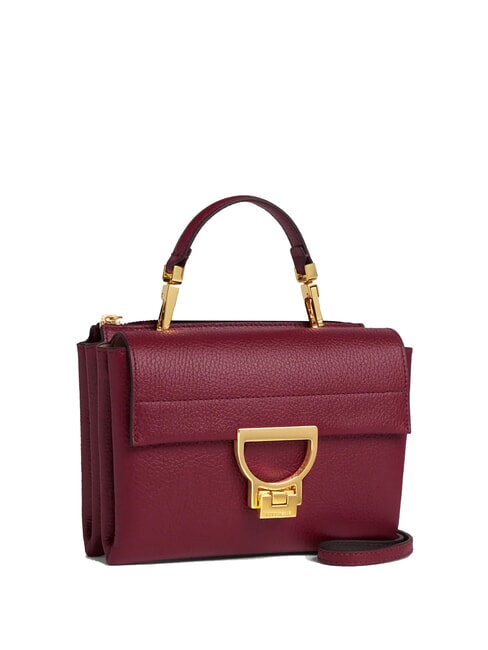 ARLETTIS Textured leather minibag currant - Women’s Bags