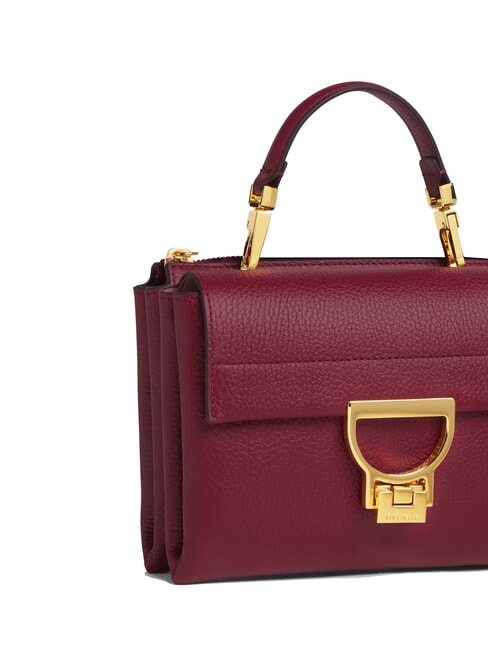 ARLETTIS Textured leather minibag currant - Women’s Bags