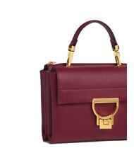 COCCINELLE ARLETTIS Textured leather minibag currant - Women’s Bags - 3