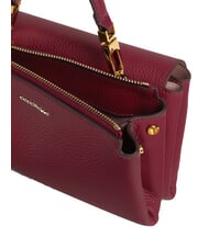 COCCINELLE ARLETTIS Textured leather minibag currant - Women’s Bags - 4