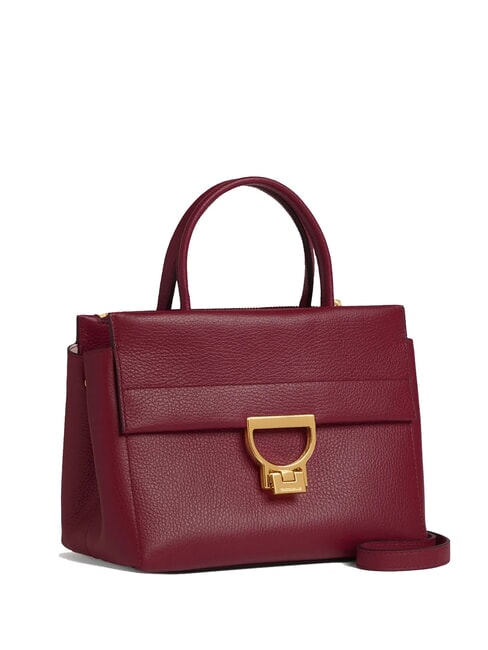 ARLETTIS Hammered leather handbag currant - Women&rsquo;s Bags