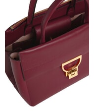 COCCINELLE ARLETTIS Hammered leather handbag currant - Women&rsquo;s Bags - 4