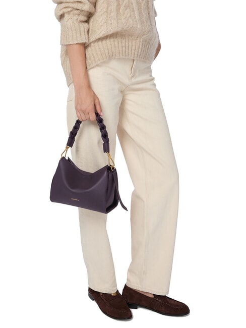 BOHEME GRANA DOUBLE Handbag, with shoulder strap, in leather cognac/black - Women&rsquo;s Bags