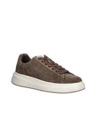 GUESS ELBA Suede leather sneakers brown - Men’s shoes - 3