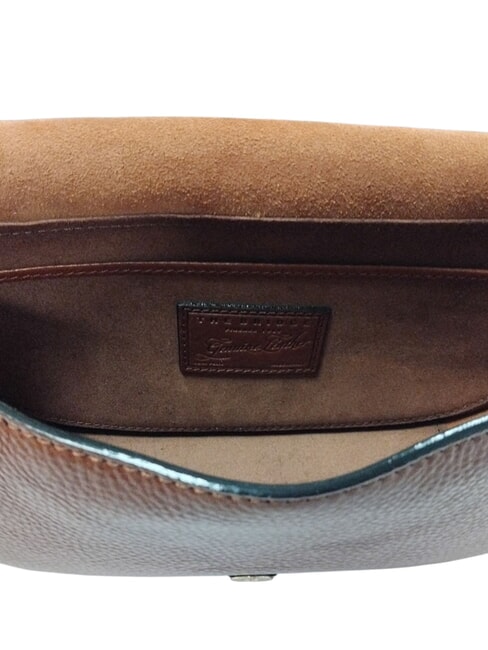 ISADORA Leather shoulder bag BROWN - Women’s Bags