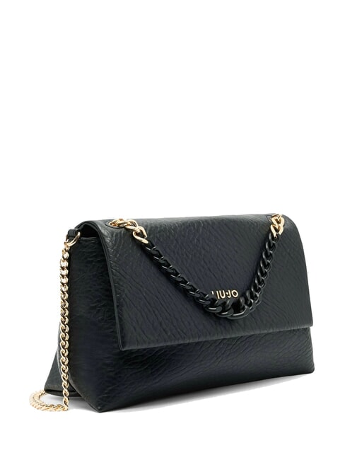 MEHMET Two-tone chain shoulder bag BLACK - Women’s Bags