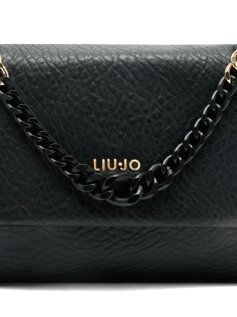 MEHMET Two-tone chain shoulder bag BLACK - Women’s Bags