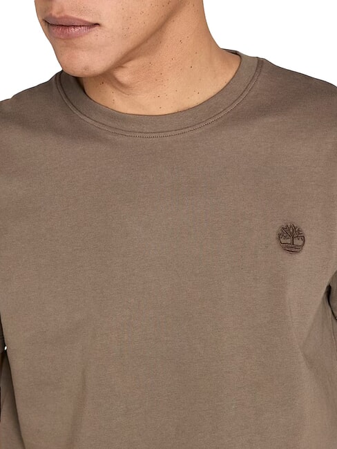 SS DUNRIVER CREW Cotton T-shirt chocolate chip - T-shirt