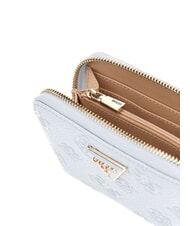 GUESS CRESIDIA  Medium zip around wallet powder blue - Women’s Wallets - 2