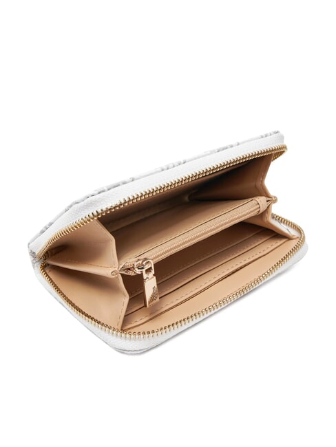 LAUREL Peony Medium zip around wallet white logo - Women&rsquo;s Wallets