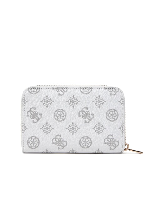 LAUREL Peony Medium zip around wallet white logo - Women&rsquo;s Wallets