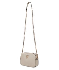 GUESS NOELLE Mini camera bag with shoulder strap bone - Women’s Bags - 4