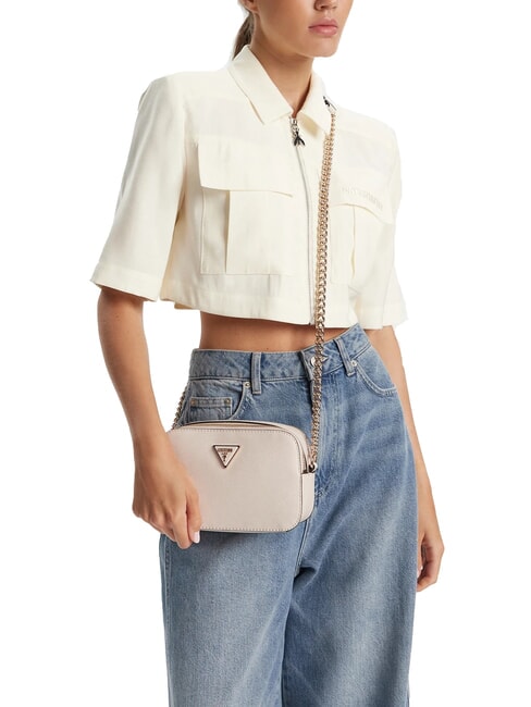 NOELLE Mini camera bag with shoulder strap bone - Women’s Bags