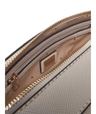 GUESS NOELLE Mini camera bag with shoulder strap bone - Women’s Bags - 6