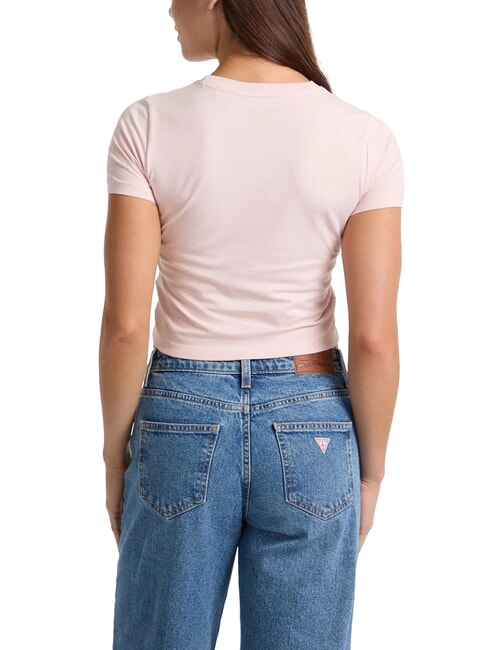 SS CN EMB STAR  T-shirt blush cotton - T-shirt