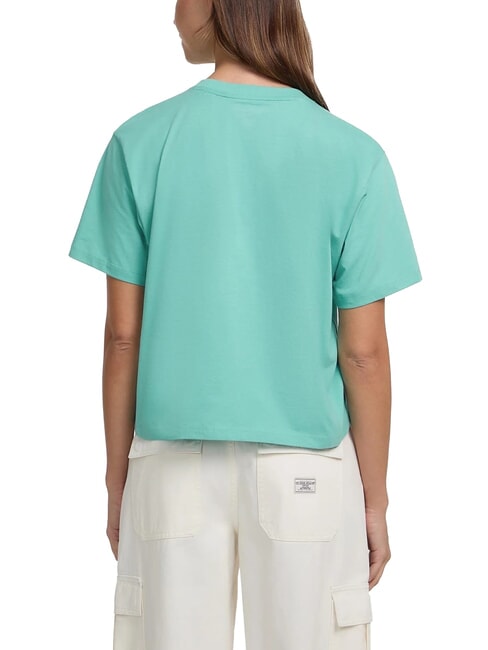 SS CN BOXY ICONIC  Cotton T-Shirt cove lagoon - T-shirt