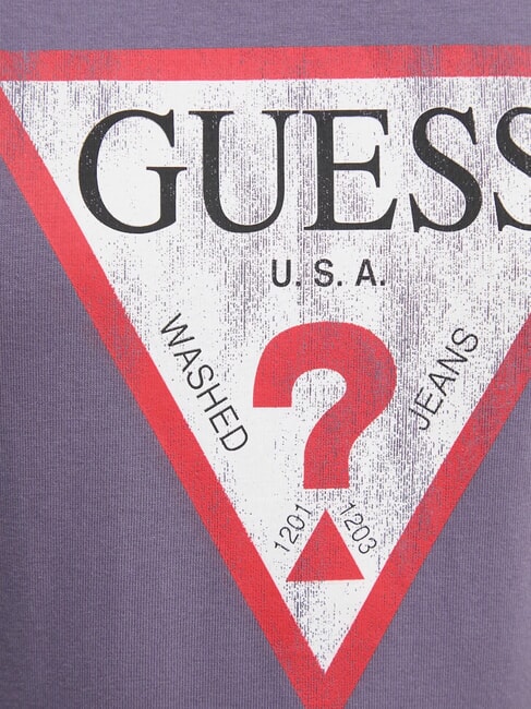 CLASSIC FIT LOGO T-shirt with logo violet wash - T-shirt