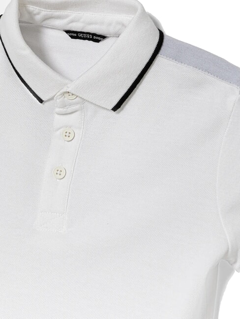KIDS 3-button half-sleeve polo shirt purwhite - Child T-shirt