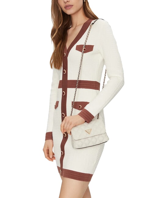 GIULLY Mini Quilted Bag with Flap OFFWHITE - Women’s Bags