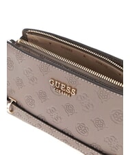 GUESS ZARELA  Shoulder bag dark taupe logo - Women’s Bags - 4