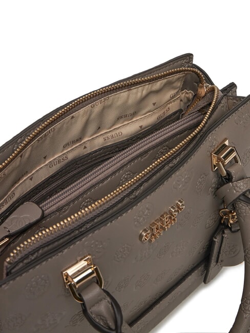 ZARELA  Handbag, with shoulder strap dark taupe logo - Women’s Bags