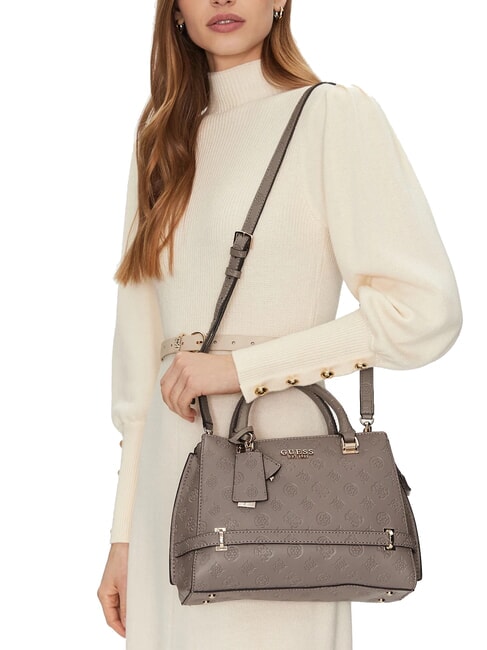 ZARELA  Handbag, with shoulder strap dark taupe logo - Women’s Bags
