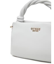 GUESS SANSA Mini Hand Bag, with shoulder strap white - Women’s Bags - 3