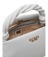 GUESS SANSA Mini Hand Bag, with shoulder strap white - Women’s Bags - 4