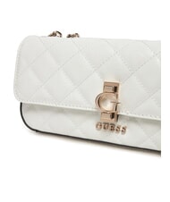 GUESS BESSEY Convertible flap bag white - Women’s Bags - 3