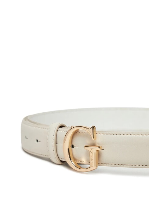 G Leather belt OFFWHITE - Belts