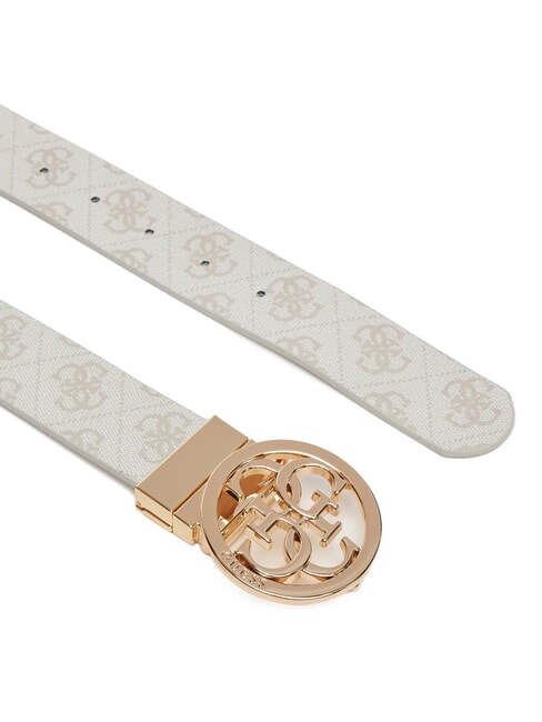 NOELLE  Reversible belt bone logo - Belts