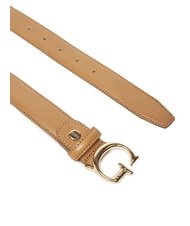 GUESS G Leather belt Camel - Belts - 3
