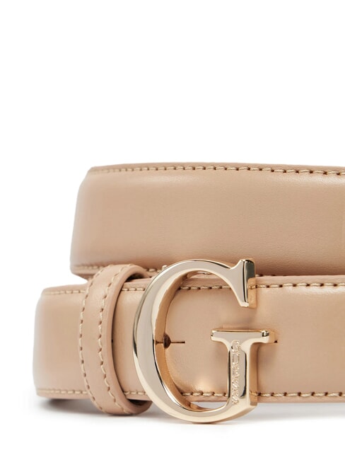 G Leather belt pale pink - Belts