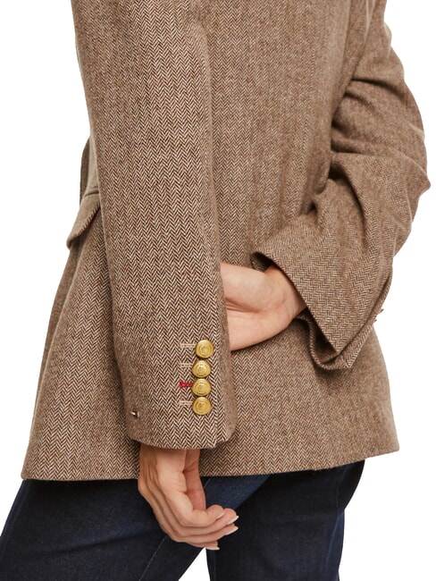 TH Blazer Jacket brown herringbone - Women's Jackets