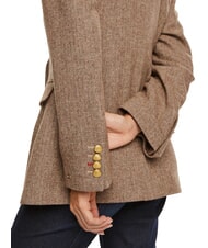 TOMMY HILFIGER TH Blazer Jacket brown herringbone - Women's Jackets - 3