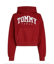 TOMMY HILFIGER TH JEANS Women's hooded sweatshirt red carpet - Women's Sweatshirts - 4