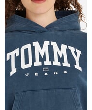 TOMMY HILFIGER TH JEANS Women's hooded sweatshirt dark night navy - Women's Sweatshirts - 3