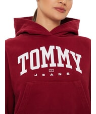 TOMMY HILFIGER TH JEANS Women's hooded sweatshirt red carpet - Women's Sweatshirts - 3