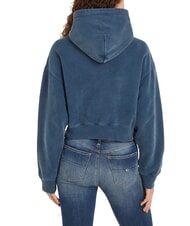 TOMMY HILFIGER TH JEANS Women's hooded sweatshirt dark night navy - Women's Sweatshirts - 2