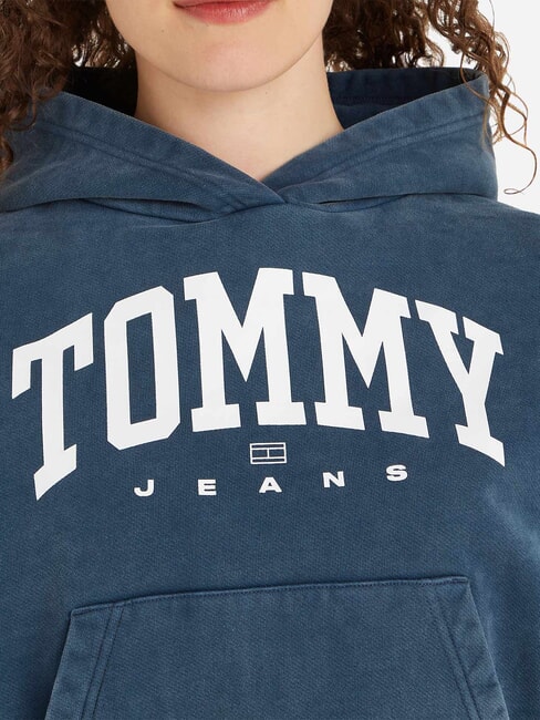 TH JEANS Women's hooded sweatshirt dark night navy - Women's Sweatshirts