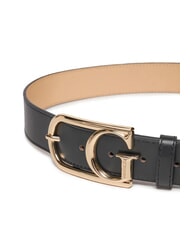 GUESS EVAINE Leather belt with G buckle - Belts
